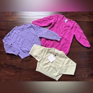 Toddler Girls Sweaters Bundle 2T